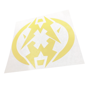 categoria de adhesivos cortados en vinilo ideal para pegar en autos, guitarras o motos.